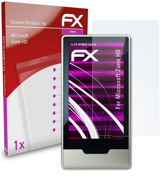 atFoliX FX-Hybrid-Glass Panzerglasfolie für Microsoft Zune HD