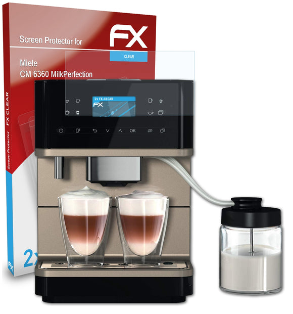 atFoliX FX-Clear Schutzfolie für Miele CM 6360 MilkPerfection