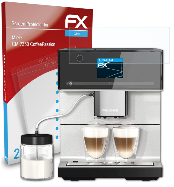 atFoliX FX-Clear Schutzfolie für Miele CM 7350 CoffeePassion