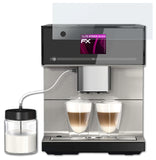 Glasfolie atFoliX kompatibel mit Miele CM 7550 CoffeePassion, 9H Hybrid-Glass FX