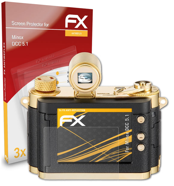 atFoliX FX-Antireflex Displayschutzfolie für Minox DCC 5.1