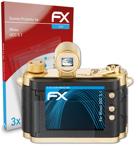 atFoliX FX-Clear Schutzfolie für Minox DCC 5.1