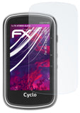 Glasfolie atFoliX kompatibel mit Mio Cyclo 405, 9H Hybrid-Glass FX