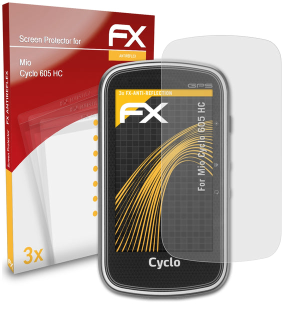 atFoliX FX-Antireflex Displayschutzfolie für Mio Cyclo 605 HC