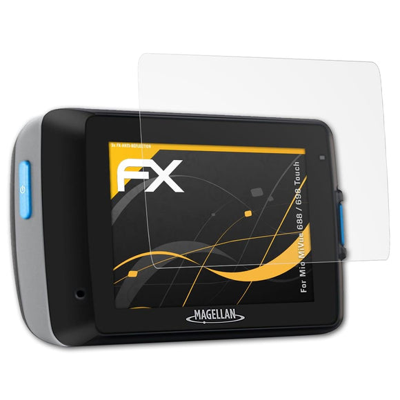 atFoliX FX-Antireflex Displayschutzfolie für Mio MiVue 688 / 698 Touch