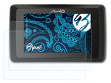 Schutzfolie Bruni kompatibel mit Mio MiVue 785 Touch, glasklare (2X)