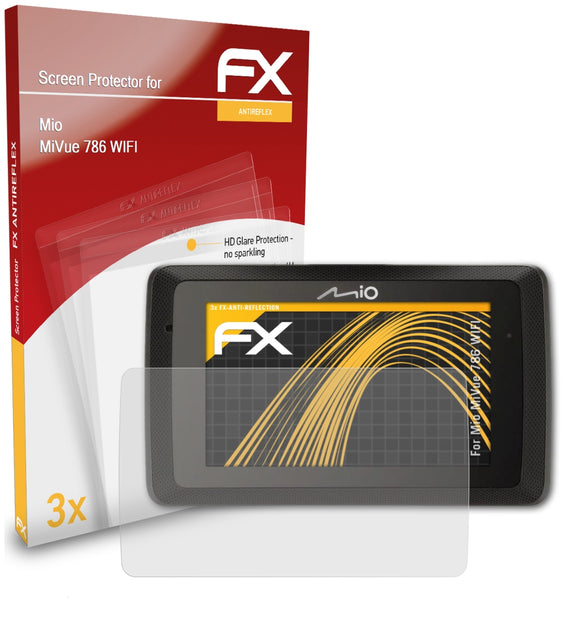 atFoliX FX-Antireflex Displayschutzfolie für Mio MiVue 786 WIFI