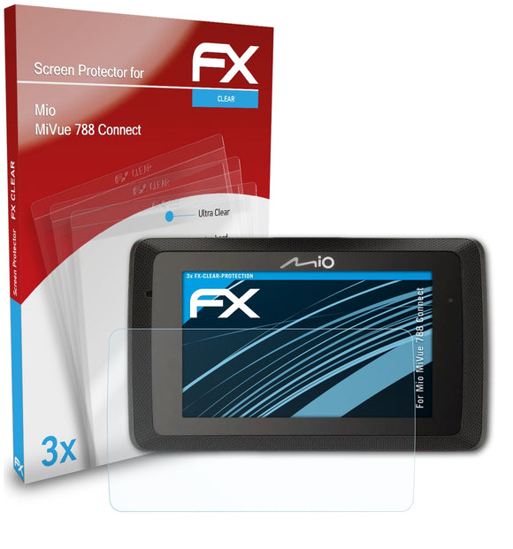 atFoliX FX-Clear Schutzfolie für Mio MiVue 788 Connect