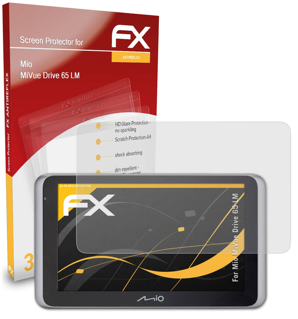 atFoliX FX-Antireflex Displayschutzfolie für Mio MiVue Drive 65 LM