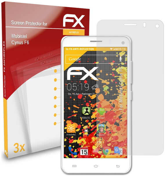 atFoliX FX-Antireflex Displayschutzfolie für Mobistel Cynus F6