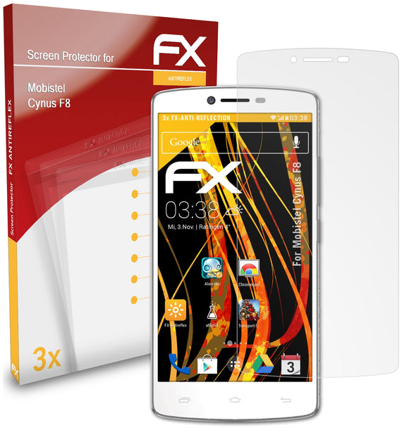 atFoliX FX-Antireflex Displayschutzfolie für Mobistel Cynus F8