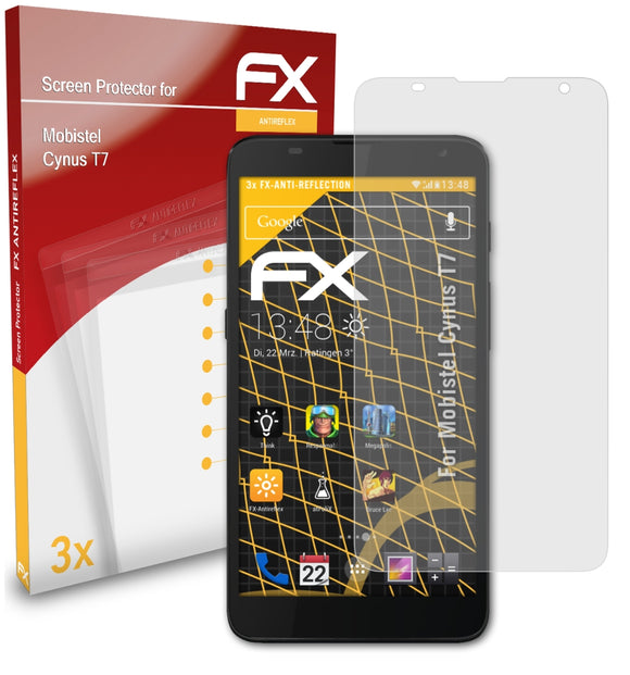 atFoliX FX-Antireflex Displayschutzfolie für Mobistel Cynus T7