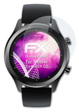 Glasfolie atFoliX kompatibel mit Mobvoi TicWatch C2, 9H Hybrid-Glass FX