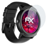 Glasfolie atFoliX kompatibel mit Mobvoi Ticwatch E, 9H Hybrid-Glass FX