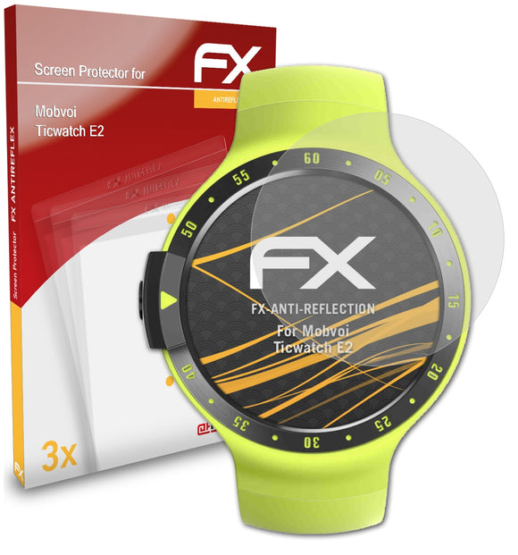 atFoliX FX-Antireflex Displayschutzfolie für Mobvoi Ticwatch E2