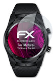 Glasfolie atFoliX kompatibel mit Mobvoi TicWatch Pro 4G, 9H Hybrid-Glass FX