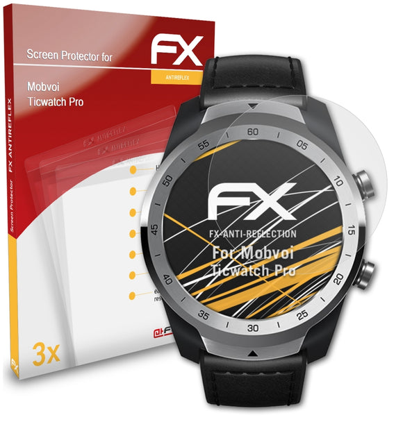 atFoliX FX-Antireflex Displayschutzfolie für Mobvoi Ticwatch Pro
