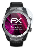 Glasfolie atFoliX kompatibel mit Mobvoi Ticwatch Pro, 9H Hybrid-Glass FX