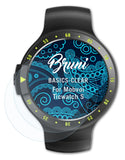 Schutzfolie Bruni kompatibel mit Mobvoi Ticwatch S, glasklare (2X)