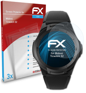 atFoliX FX-Clear Schutzfolie für Mobvoi Ticwatch S2