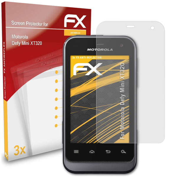 atFoliX FX-Antireflex Displayschutzfolie für Motorola Defy Mini XT320