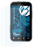 Schutzfolie Bruni kompatibel mit Motorola DEFY+, glasklare (2X)
