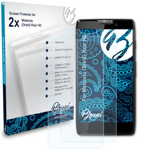 Bruni Basics-Clear Displayschutzfolie für Motorola (Droid) Razr HD