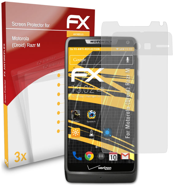atFoliX FX-Antireflex Displayschutzfolie für Motorola (Droid) Razr M
