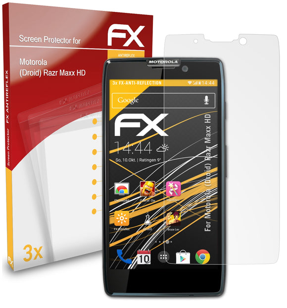 atFoliX FX-Antireflex Displayschutzfolie für Motorola (Droid) Razr Maxx HD