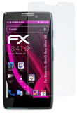 Glasfolie atFoliX kompatibel mit Motorola (Droid) Razr Maxx HD, 9H Hybrid-Glass FX