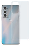 Glasfolie atFoliX kompatibel mit Motorola Edge 20 Backcover, 9H Hybrid-Glass FX