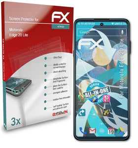 atFoliX FX-ActiFleX Displayschutzfolie für Motorola Edge 20 Lite