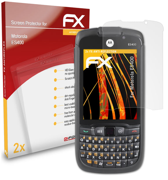 atFoliX FX-Antireflex Displayschutzfolie für Motorola ES400
