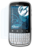 Schutzfolie Bruni kompatibel mit Motorola FIRE XT311, glasklare (2X)