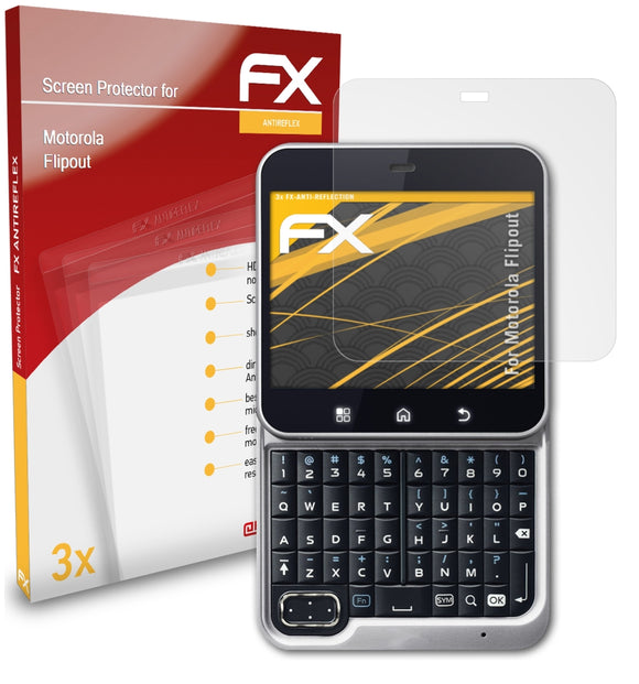 atFoliX FX-Antireflex Displayschutzfolie für Motorola Flipout