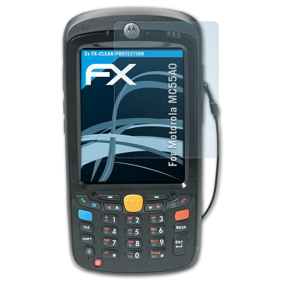 atFoliX FX-Clear Schutzfolie für Motorola MC55A0