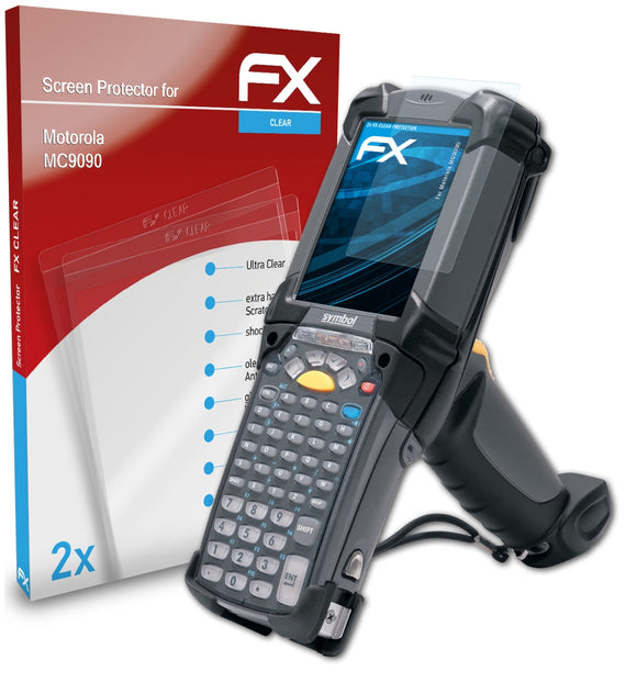 atFoliX FX-Clear Schutzfolie für Motorola MC9090