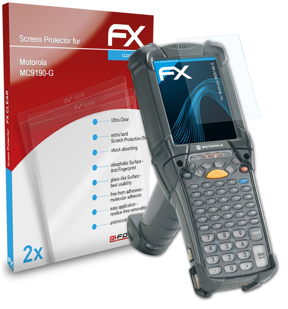 atFoliX FX-Clear Schutzfolie für Motorola MC9190-G