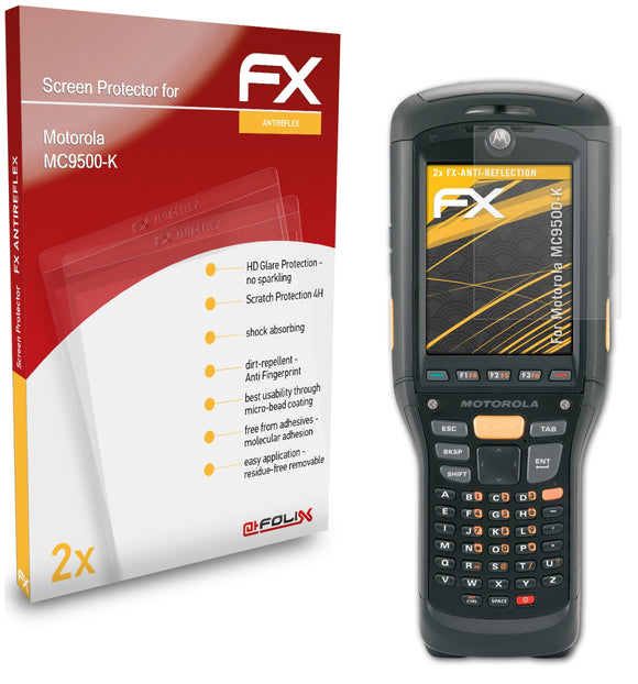 atFoliX FX-Antireflex Displayschutzfolie für Motorola MC9500-K