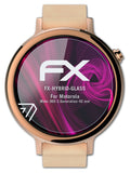 Glasfolie atFoliX kompatibel mit Motorola Moto 360 2.Generation 42 mm, 9H Hybrid-Glass FX