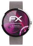 Glasfolie atFoliX kompatibel mit Motorola Moto 360 2.Generation 46 mm, 9H Hybrid-Glass FX