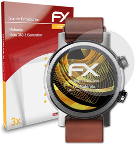 atFoliX FX-Antireflex Displayschutzfolie für Motorola Moto 360 (3.Generation)