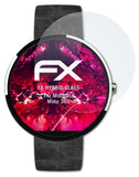 Glasfolie atFoliX kompatibel mit Motorola Moto 360, 9H Hybrid-Glass FX