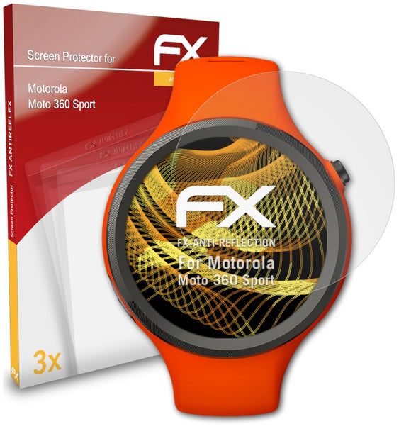 atFoliX FX-Antireflex Displayschutzfolie für Motorola Moto 360 Sport