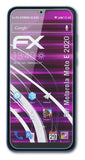 Glasfolie atFoliX kompatibel mit Motorola Moto E 2020, 9H Hybrid-Glass FX