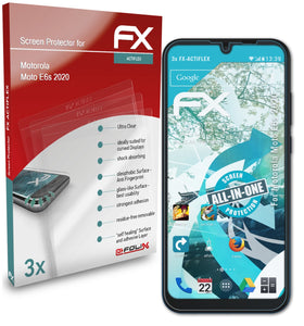 atFoliX FX-ActiFleX Displayschutzfolie für Motorola Moto E6s (2020)