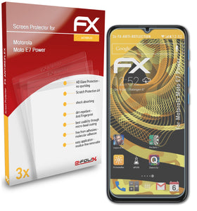 atFoliX FX-Antireflex Displayschutzfolie für Motorola Moto E7 Power