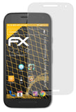 Panzerfolie atFoliX kompatibel mit Motorola Moto G 3. Generation 2015, entspiegelnde und stoßdämpfende FX (3X)