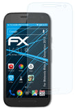 Schutzfolie atFoliX kompatibel mit Motorola Moto G 3. Generation 2015, ultraklare FX (3X)