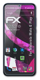 Glasfolie atFoliX kompatibel mit Motorola Moto G Play, 9H Hybrid-Glass FX